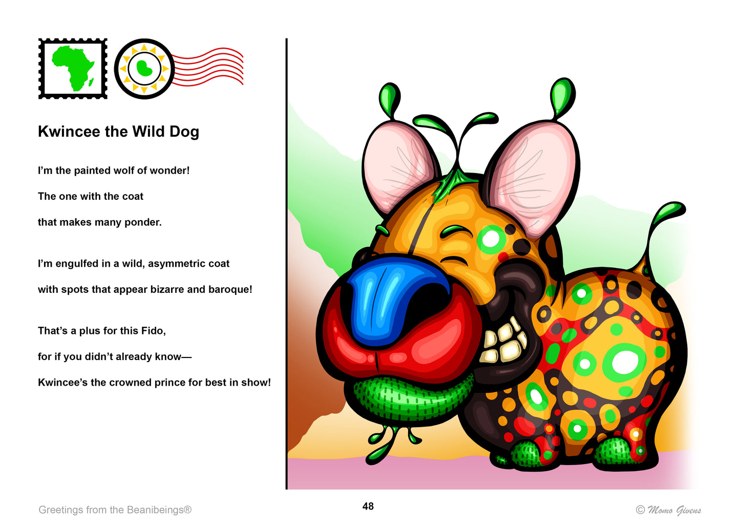 Kwincee the African Wild Dog Premium Plush