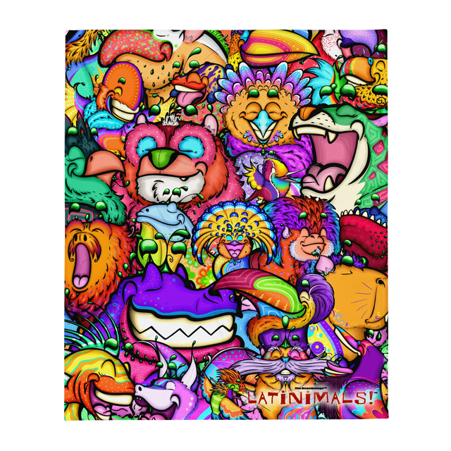 The Beanibeings: Latinimals! Lightweight Throw