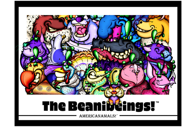 The Beanibeings: AmeriCanamals! Collage Poster